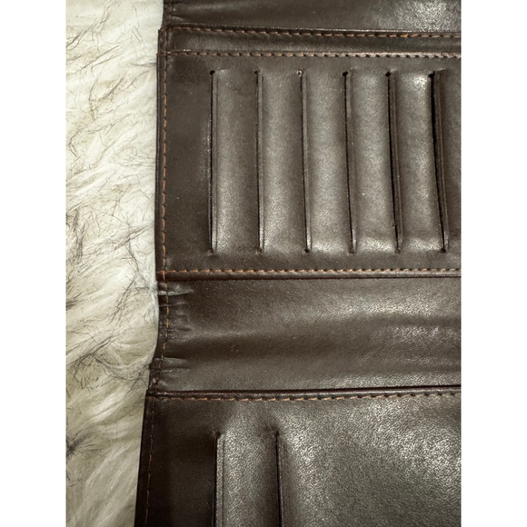 Women's Coach Brown & Beige Signature Canvas Wallet One Size - Picture 9 of 11